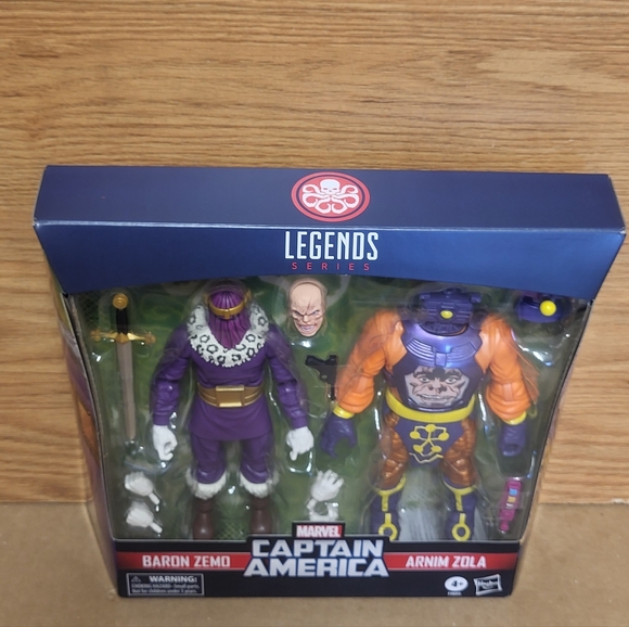 Marvel Legend Captain America Baron Zemo/Arnim Zola 2-Pack NEW - Picture 2 of 7